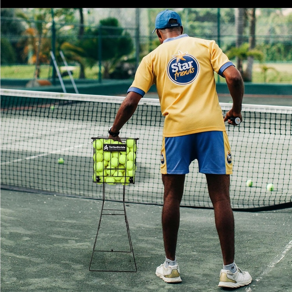 NEW Tennis Ball Hopper or Pickleball Picker Carrier Basket with Wheels - Picture 3 of 7